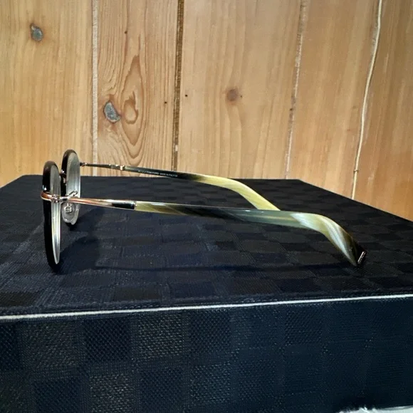 TOM FORD 5332 COL 005 SIZE 51/20/150. HORN TEMPLE BLACK METAL FRONT. - Picture 3 of 8